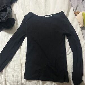 TNA Homestretch Black Long Sleeve Top
